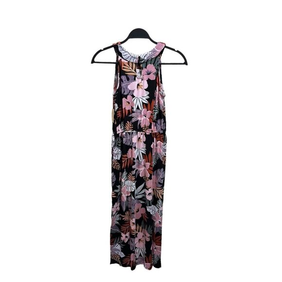 Stitch Fix Bixby Nomad NWT Big Girl’s Size L (12/14) Tropical Floral Maxi Dress - Picture 3 of 7